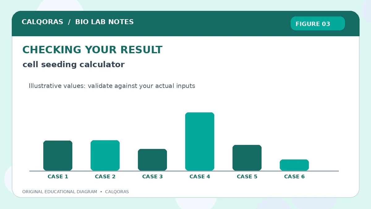 Cell Seeding Calculator — original Calqoras scientific illustration 3