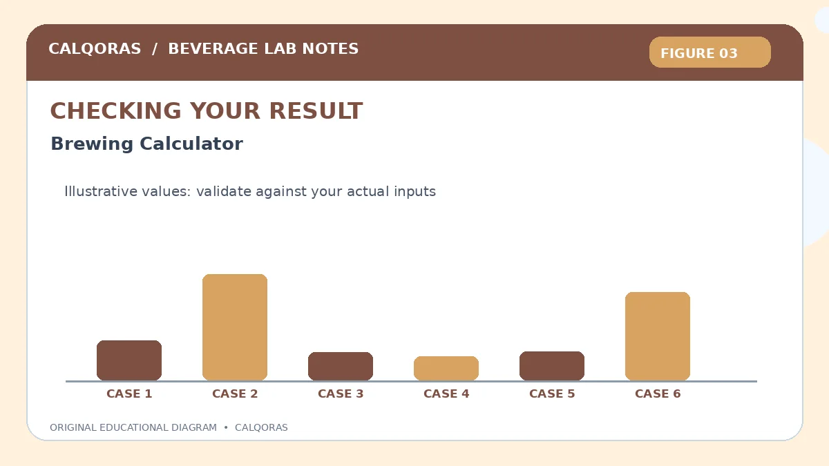 Brewing Calculator — original Calqoras scientific illustration 3