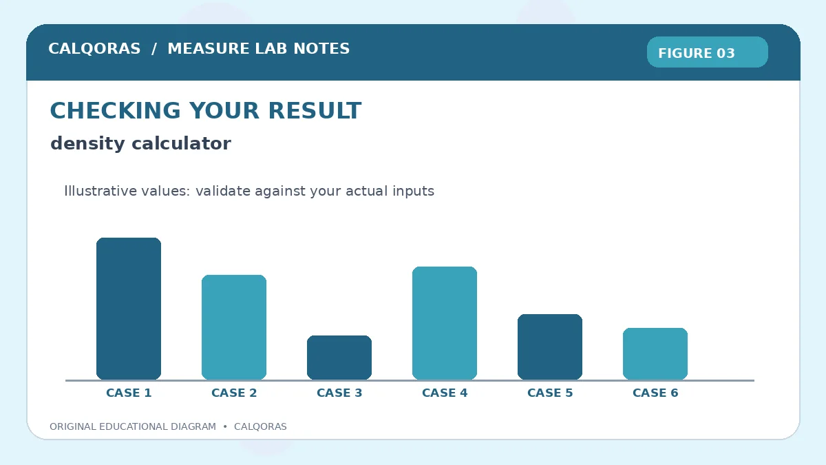 Density Calculator — original Calqoras scientific illustration 3