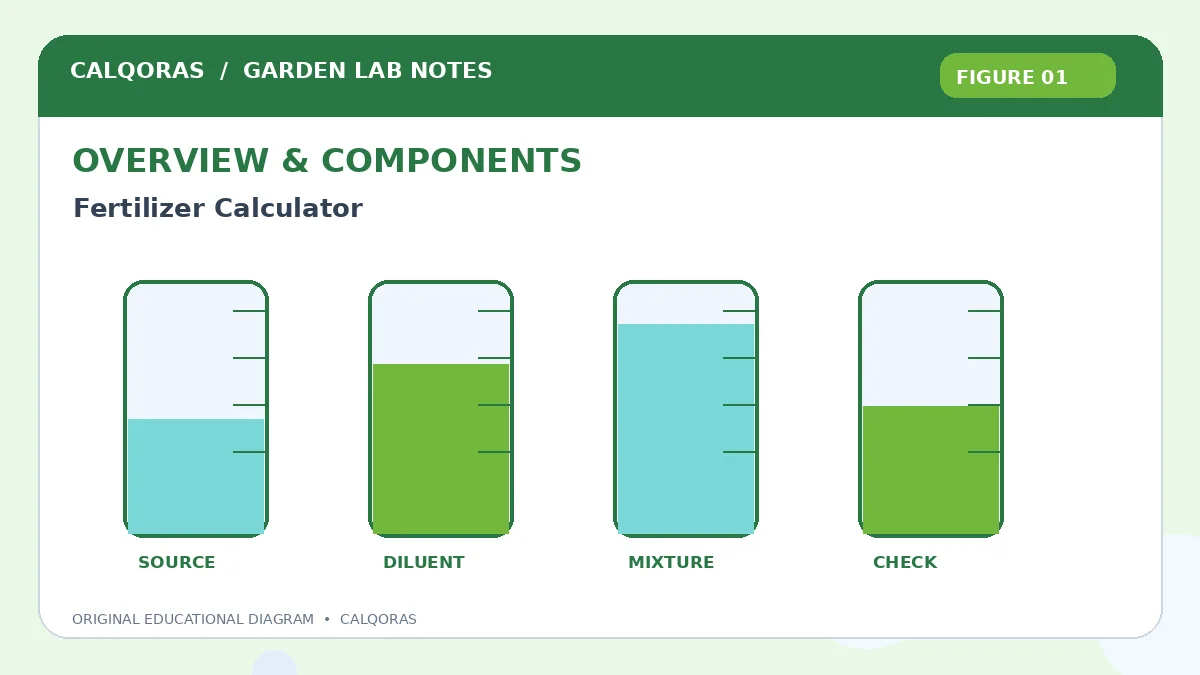 Fertilizer Calculator — original Calqoras scientific illustration 1