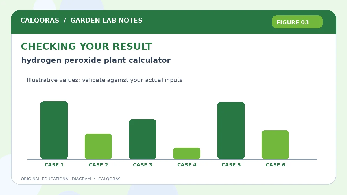 Hydrogen Peroxide Plant Calculator — original Calqoras scientific illustration 3