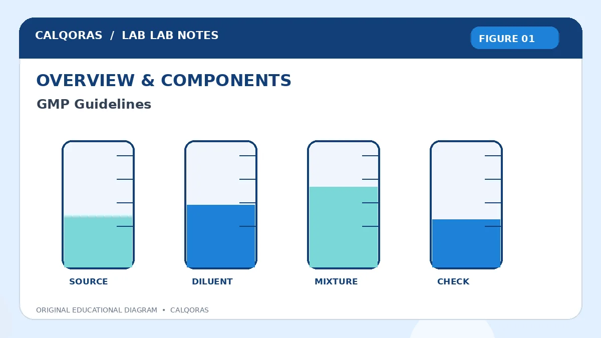 Gmp Guidelines — original Calqoras scientific illustration 1