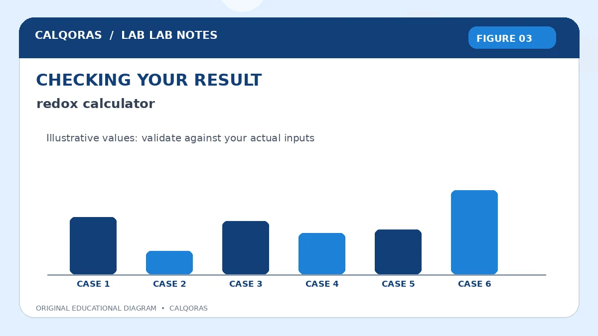 Redox Calculator — original Calqoras scientific illustration 3
