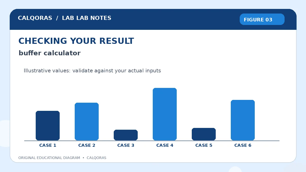 Buffer Calculator — original Calqoras scientific illustration 3