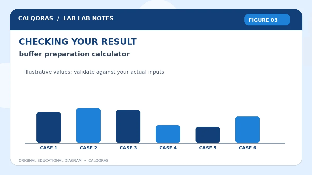 Buffer Preparation Calculator — original Calqoras scientific illustration 3