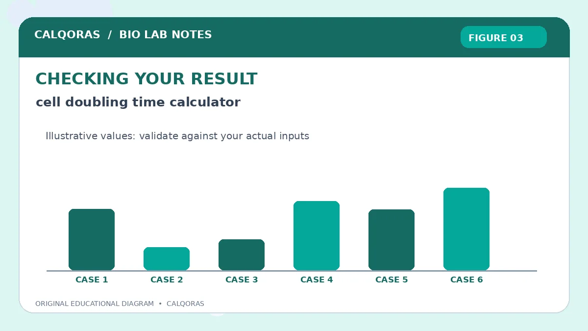 Cell Doubling Time Calculator — original Calqoras scientific illustration 3