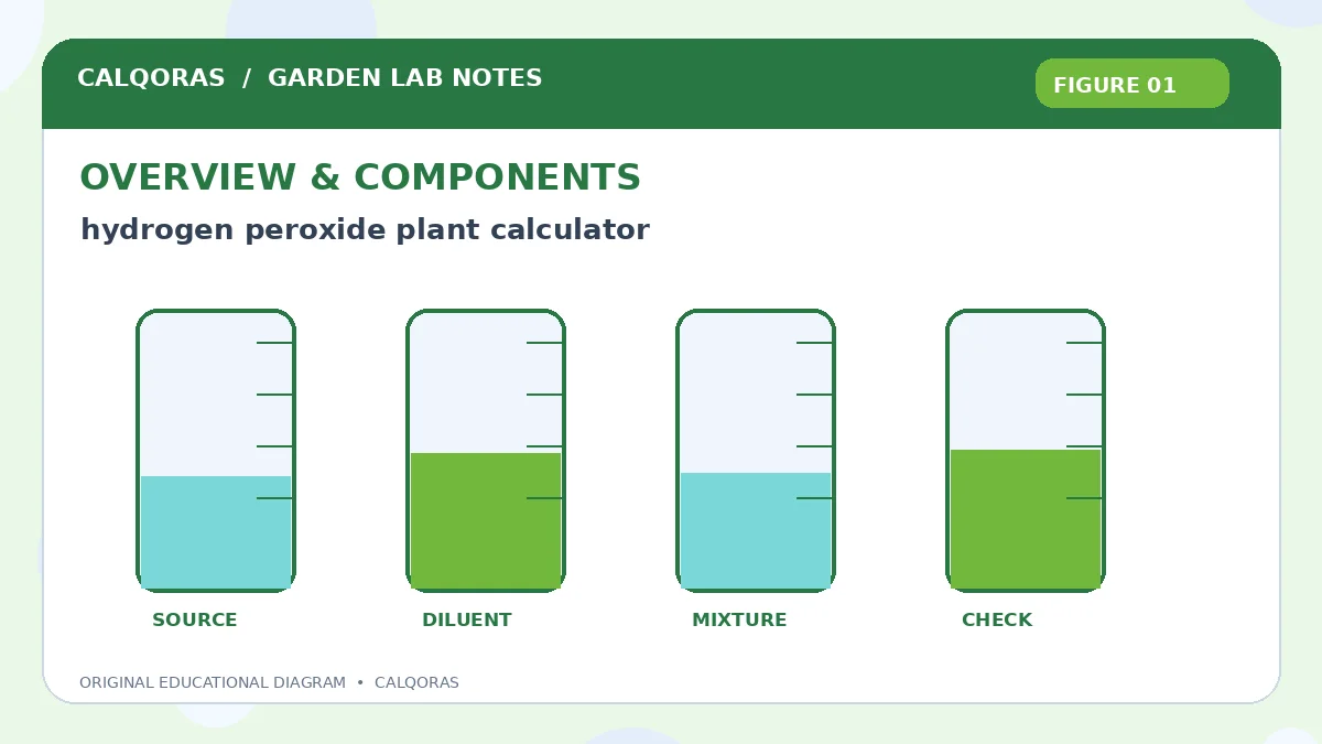 Hydrogen Peroxide Plant Calculator — original Calqoras scientific illustration 1