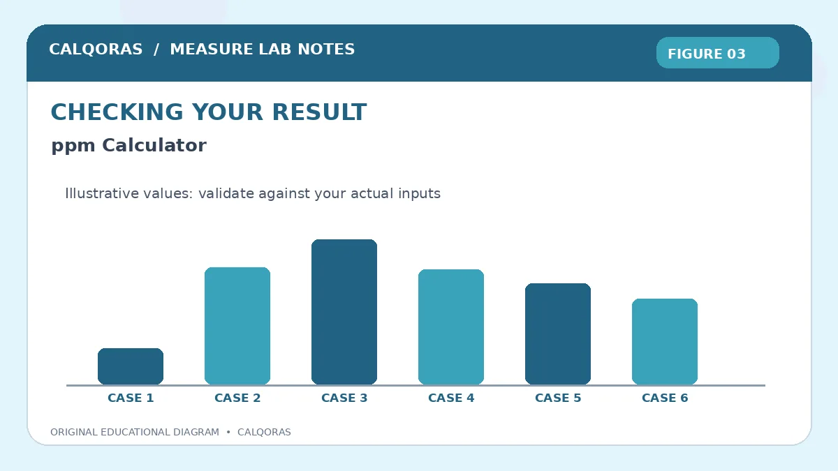 Ppm Calculator — original Calqoras scientific illustration 3