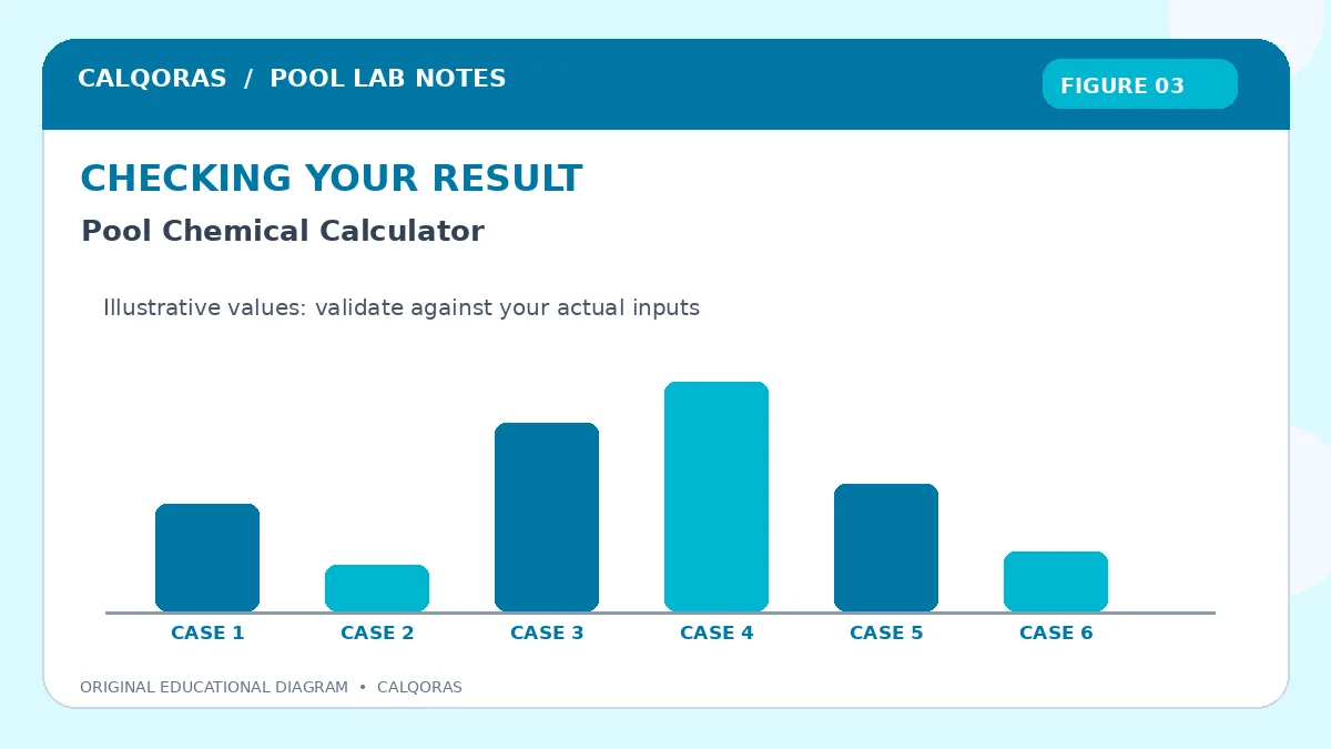 Pool Chemical Calculator — original Calqoras scientific illustration 3