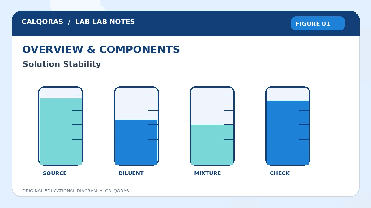 Solution Stability — original Calqoras scientific illustration 1