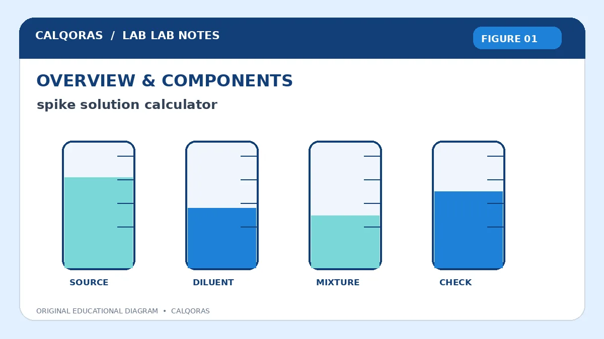 Spike Solution Calculator — original Calqoras scientific illustration 1
