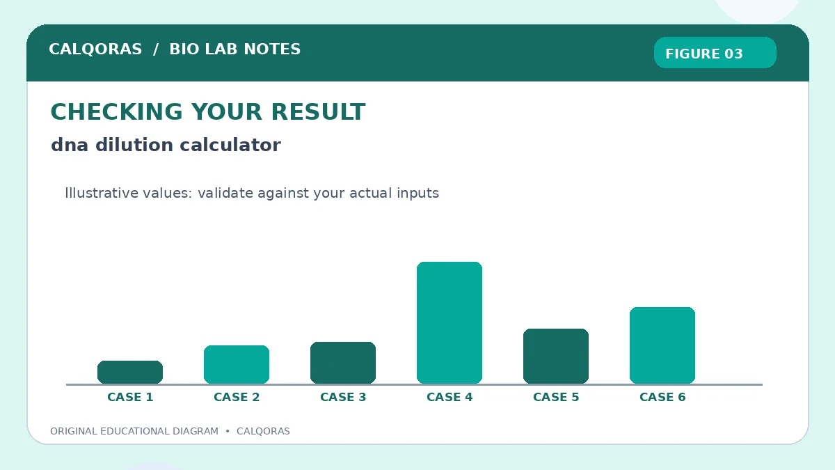 Dna Dilution Calculator — original Calqoras scientific illustration 3