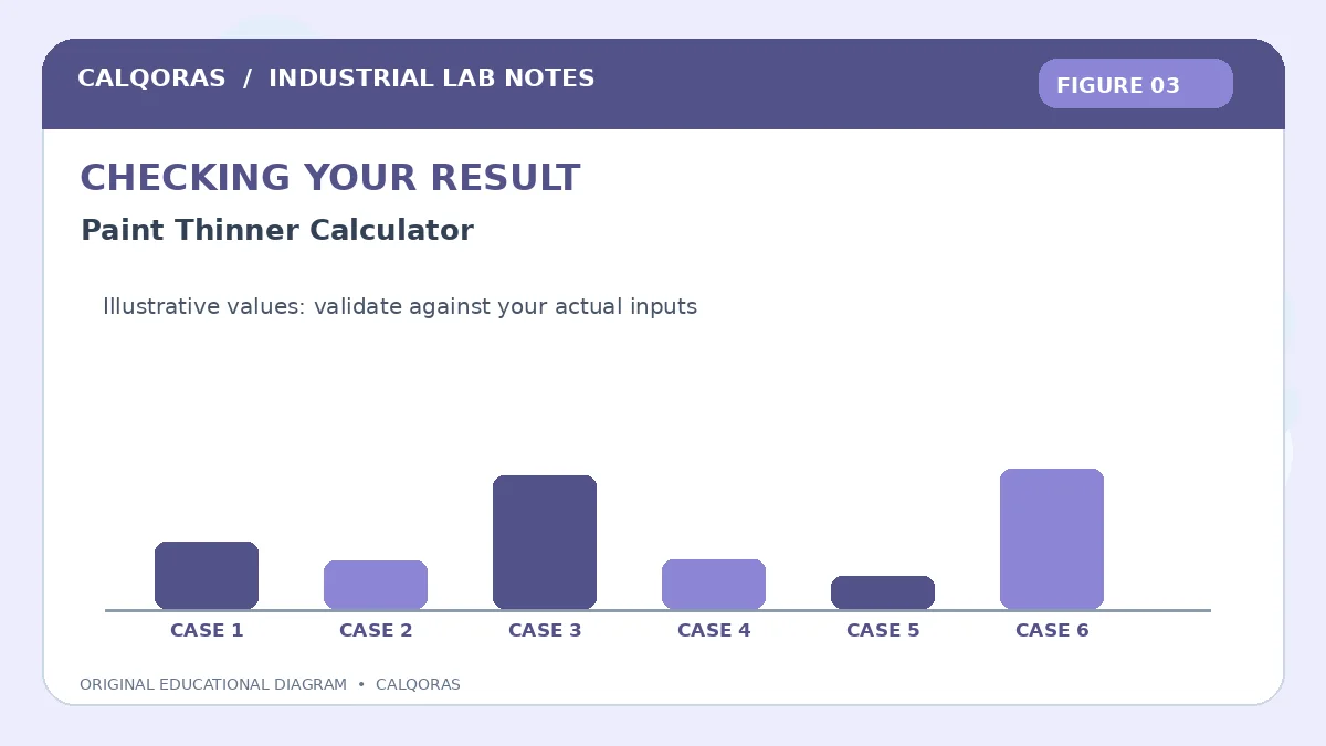 Paint Thinner Calculator — original Calqoras scientific illustration 3