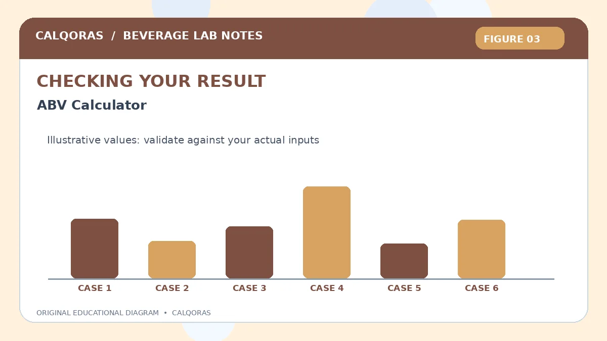 Abv Calculator — original Calqoras scientific illustration 3