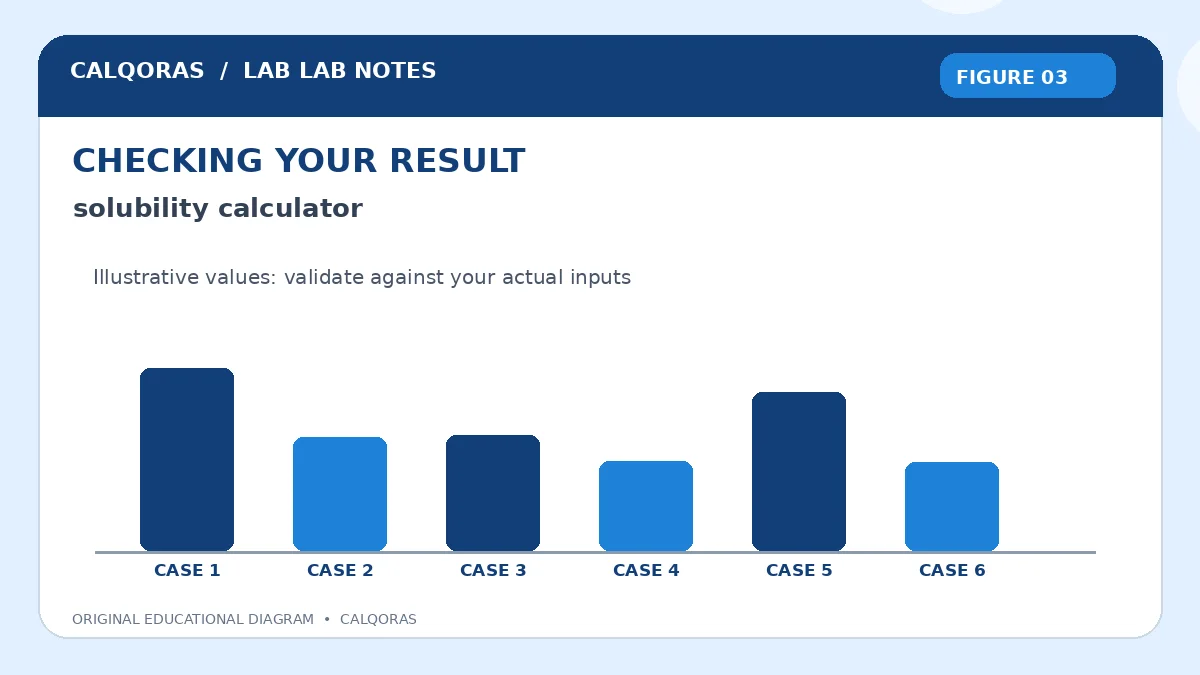 Solubility Calculator — original Calqoras scientific illustration 3