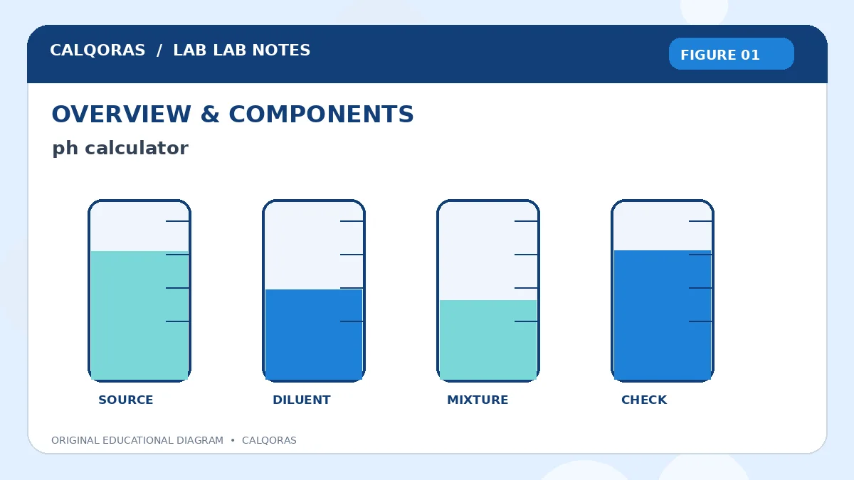 Ph Calculator — original Calqoras scientific illustration 1