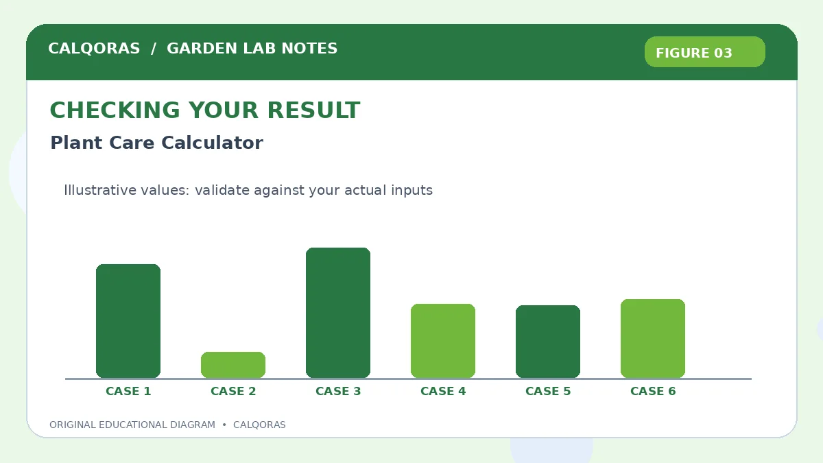 Plant Care Calculator — original Calqoras scientific illustration 3